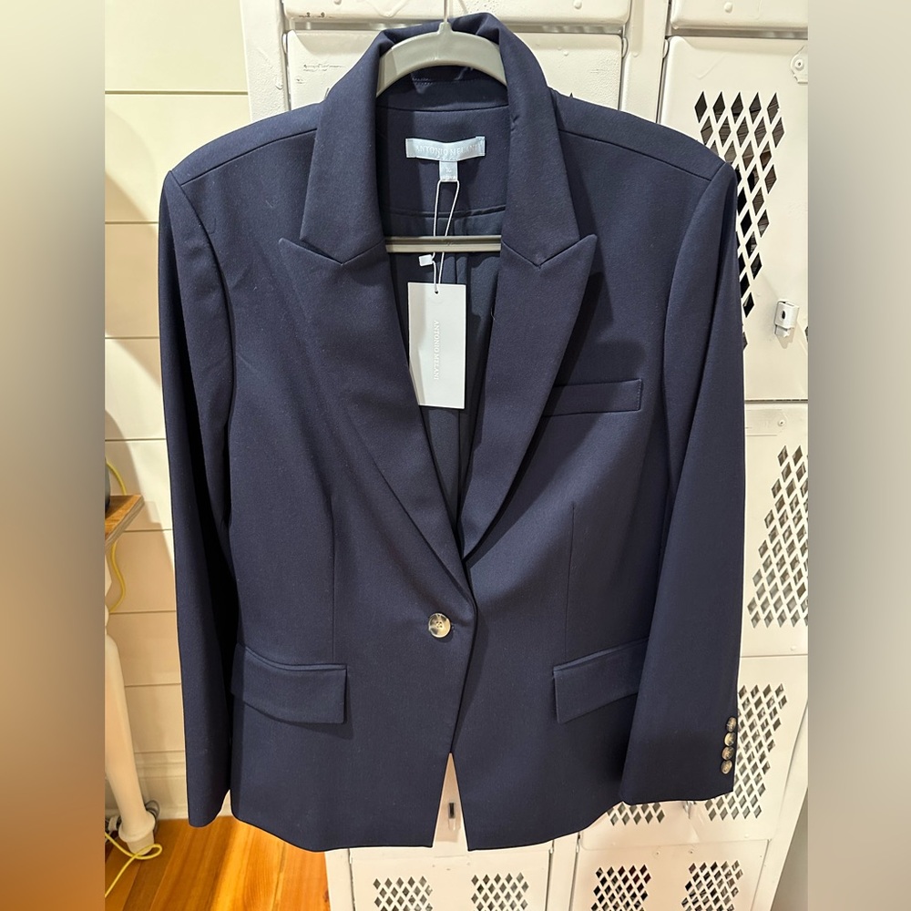 NWT Antonio Melani Navy Blazer